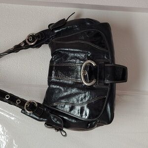 Black Francesco Biasia Shoulder Bag